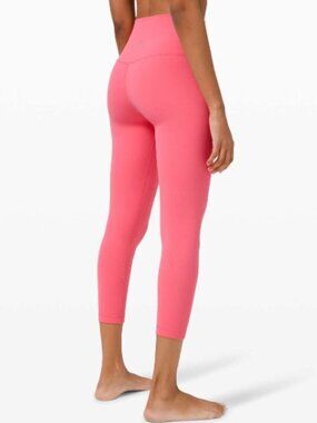 Lululemon Align Pant 25" Inseam Size 8 in Guava Pink High Rise Yoga Soft Stretch